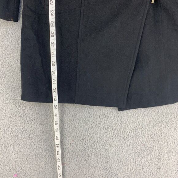 Mike Gonzalez Womens Coat Jacket Wool Blend Silk Lining Small Black - Picture 4 of 16